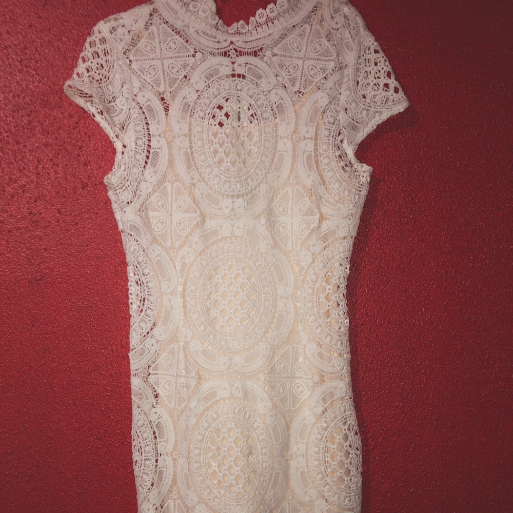Beautiful elegant crotchet dress
